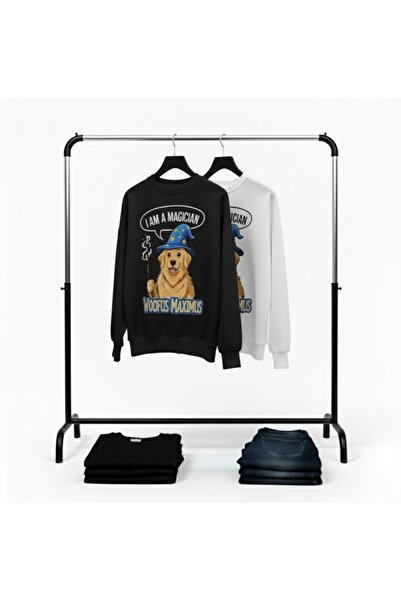 Infire clothing سترة للجنسين قصة فضفاضة MAGIC DOG Ba مطبوع