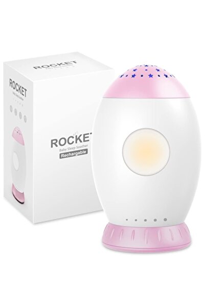 Nueplay Dispozitiv cu zgomot alb, cântece de leagăn și lumină de noapte cu pr...