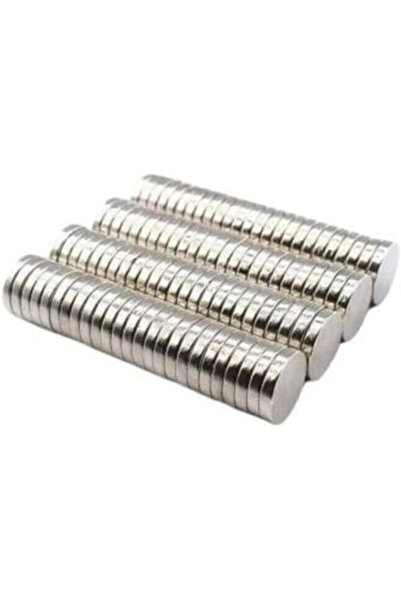 Epilons 50Pcs 10X2Mm Round Neodymium Magnet Strong Magnet Nickel Plated