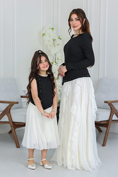 modern designer Elegant layered evening dress