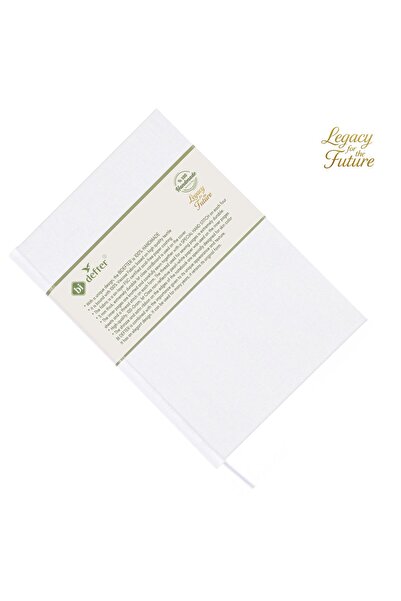 BİDEFTER Music Notebook (Left-Handed) 100% Handmade, Hand Stitched, 2026 Special Collection, Viscose Fabric – A/5