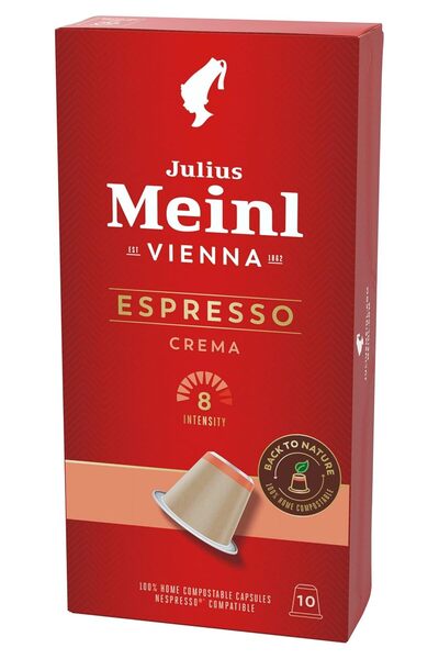 Julius Meinl Espresso Crema "Inspresso", Nespresso Compatible, 100% biodegrad...
