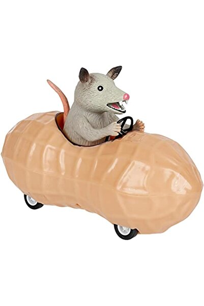 Archie McPhee ماكفي أرتشي بوسوم في سيارة لعبة قابلة للسحب للخلف من الفول السوداني (12967)