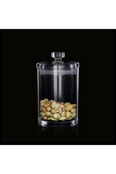 ABAREEK Clear acrylic jar with lid for displaying sweets, airtight storage jar for organizing weddings and home use
