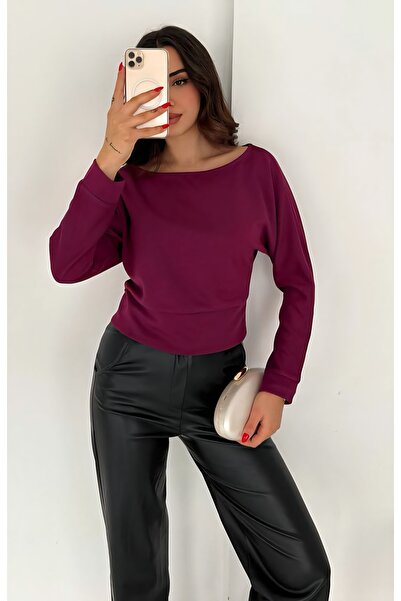 Noa Noa Modal Fabric Boat Neck Blouse