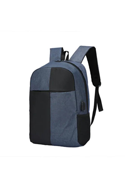 Muchmy Men Traveler Backpack USB Charging Double Handle Zipper Closure Laptop School Outdoor Bag