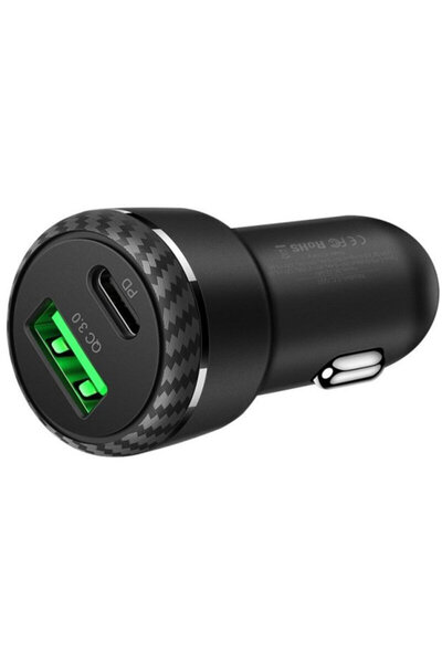 Mcdodo Dual-port car charger, 38W, Mcdodo, black, CC-5970
