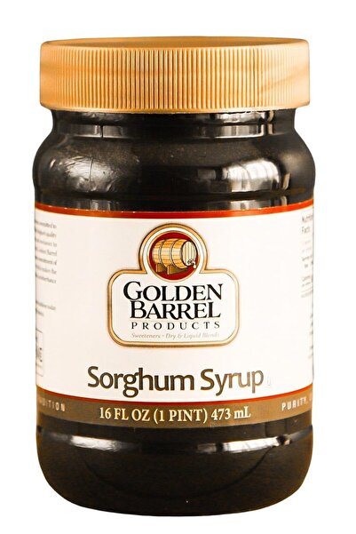 Golden Barrel مرطبان شراب الذرة الرفيعة ذو الفم الواسع، ١٦ أونصة (قد تختلف العبوة)