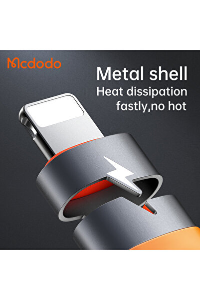 Mcdodo OT-0510 Lightning to USB-C Adapter, 36W Plug&Play, Gray