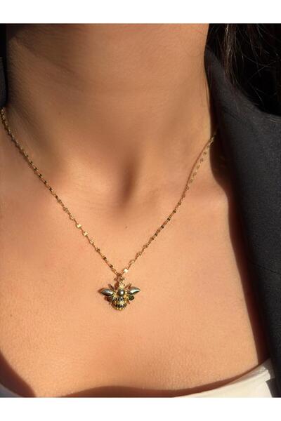 NEW'ORO JEWELRY 14 Ayar Altın Arı Kolye