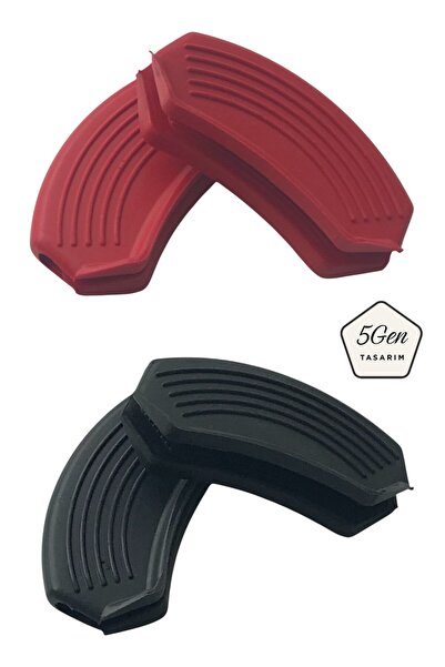 5Gen Tasarım Silikon Tutacak Seti (Sahan Tutacağı) (2 set 4 adettir)