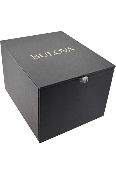 Bulova Men's Modern Diamond Quartz Two Tone Stainless Steel Watch, Grey Dial