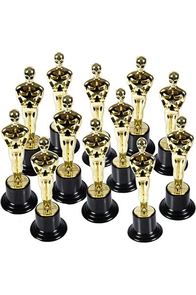 Rhode Island Novelty تمثال جائزة فيلم بلاستيكي ذهبي مقاس 6 بوصات، واحد لكل طلب