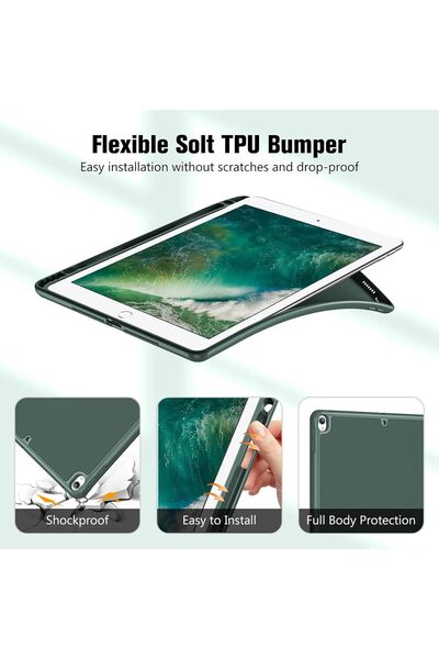 Generic Smart Cat Cot Folding Stand Tablet Cover – Premium Protection 10.5/7/3/9 gen