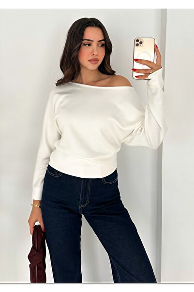 Noa Noa Μπλούζα από ύφασμα Modal με λαιμόκοψη καγιάκ