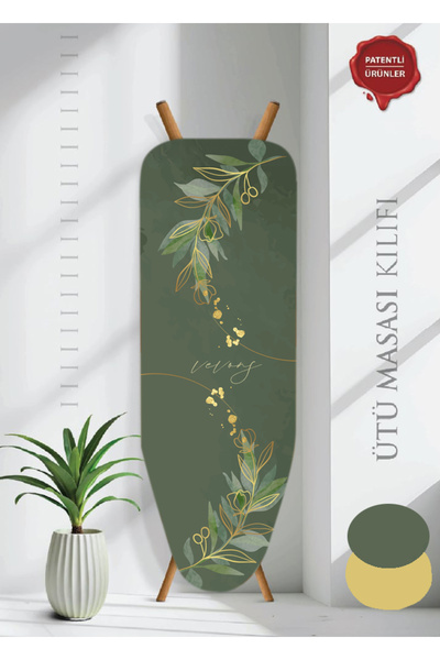 vevons Ütü Masası Kılıfı Bez Örtüsü, Keçeli Taban, 50x140 cm