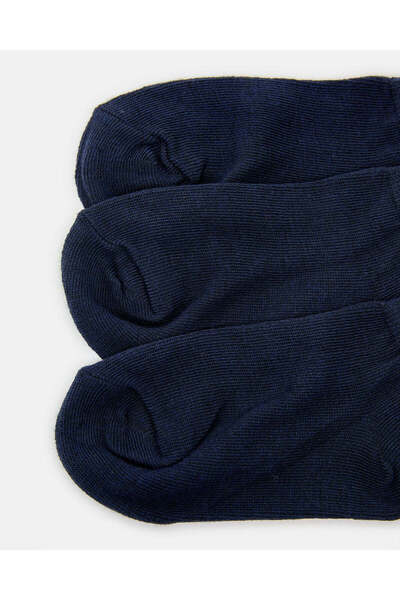 REDTAG Boys Navy Ankle Length Socks Set (3 Pairs)