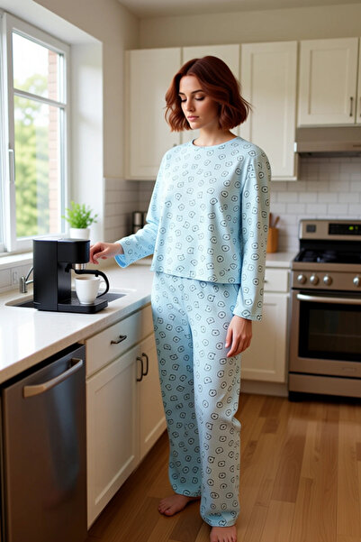 PayBuy Women's Teddy Bear Cotton Pajama Set Functional Durable Quality Comfortable Aesthetic Comfortable