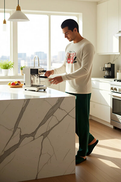 PayBuy Γυναικείο σετ πιτζάμες με θέμα την Πρωτοχρονιά με μακρυμάνικο λαιμόκοψη, λειτουργικό, ανθεκτικό και ποιοτικό