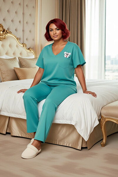 PayBuy Petrol Koala Printed Orme Pajama Set Women Functional Durable Quality Comfortable Sports