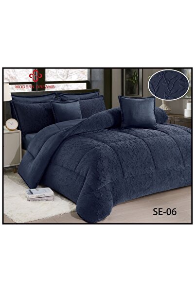 Moon Dream 8-piece winter bedspread, double-sided faux fur with velvet lining