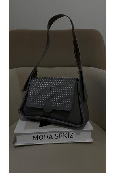 Moda Sekiz Women's Stone Evening and Day Shoulder Bag