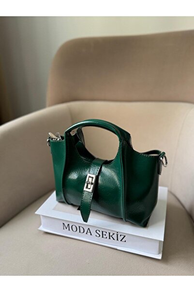 Moda Sekiz Women's Patent Leather Mini Crossbody Shoulder Bag