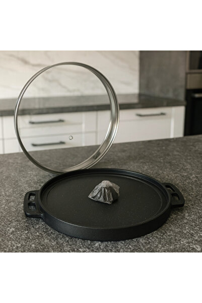 OEM MG Pooya Grill Pan with Heat-Resistant Lid, Diameter 32 cm