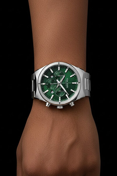 Tom Jones Erkek kol saati gümüş renk çelik orjinal 3atm su geçirmez 2 yıl garantili faturalı