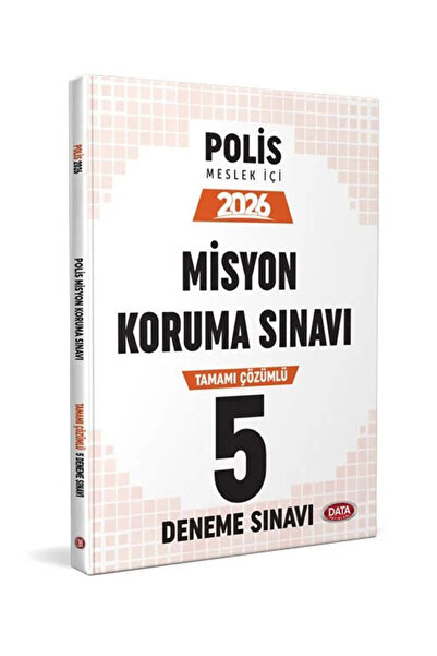 Data Yayınları 2026 Emniyet Genel Müdürlüğü Polis Misyon Koruma Sınavı Tamamı...