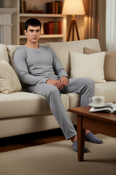 PayBuy Men's Waffle Textured Home Wear Set Functional Durable Quality Comfortable Aesthetic Modern