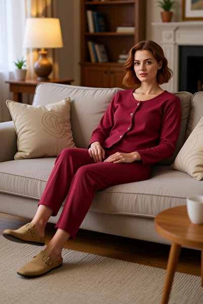 PayBuy Γυναικείο Σετ Πιτζάμες Πλεκτό Ζακέτα κοτλέ Λειτουργικό Ανθεκτικό Ποιοτ...