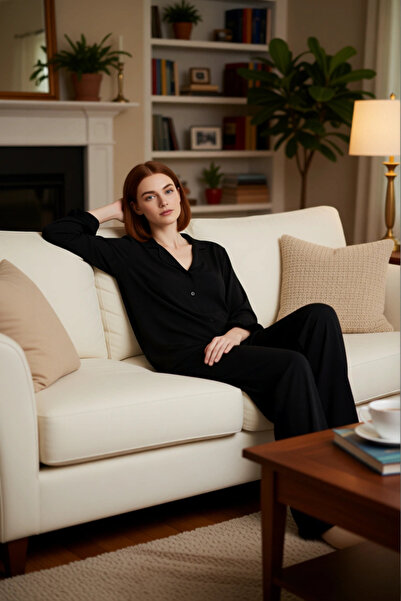 PayBuy Ženska Košulja kragna pidžama sa detaljnim dizajnom, funkcionalna, izd...