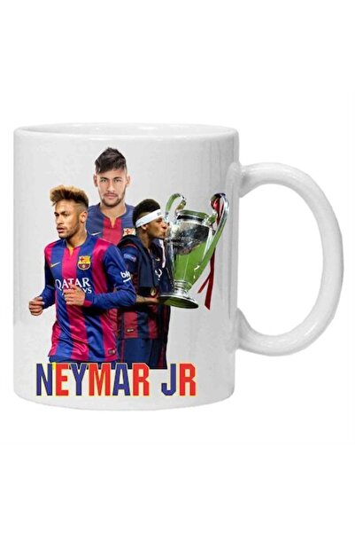 CRD PRINT Personalized Mug with 'Neymar jr. - 1' Print, White Ceramic, 330 ml
