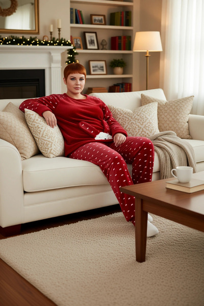 PayBuy Set de pijamale din lână cu detaliu de iepure drăguț pentru femei Funcțional Durabil Calitate Confortabil Elegant