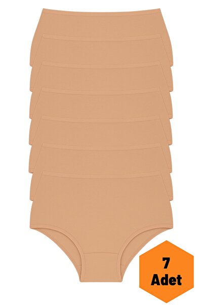 Aybome Women's 7-Piece High Waist Panties Cotton Stretch Fabric Stretchy Soft Fabric Hipster Panties