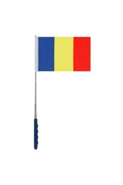SHOPIENS Extendable Romanian Flag with Handle