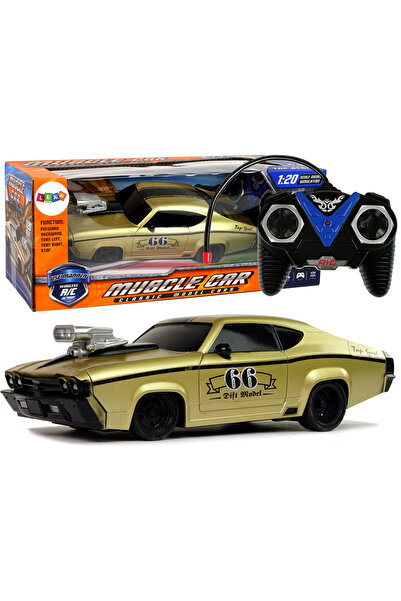 Bebelul Classic gold R/C sports car model 13 1:20 scale with remote control