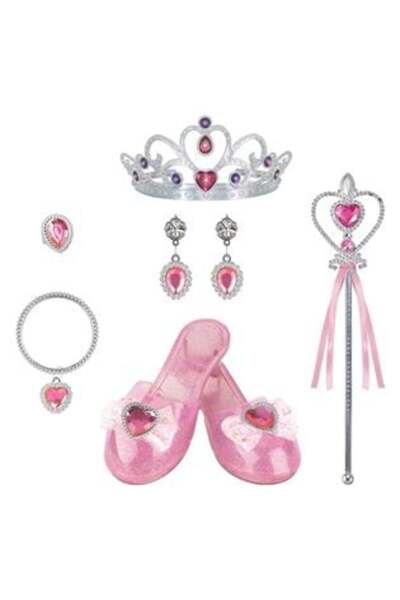 SHOPIENS Play Set with Pink Shoes & Princess Accessories