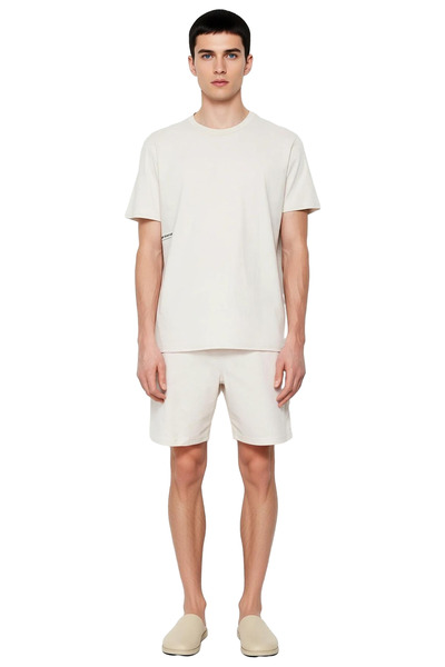 PayBuy Ανδρικό σετ πιτζάμες από βαμβακερό κοντό μανίκι με λαιμόκοψη με τύπωμα Λειτουργικό, ανθεκτικό και κομψό