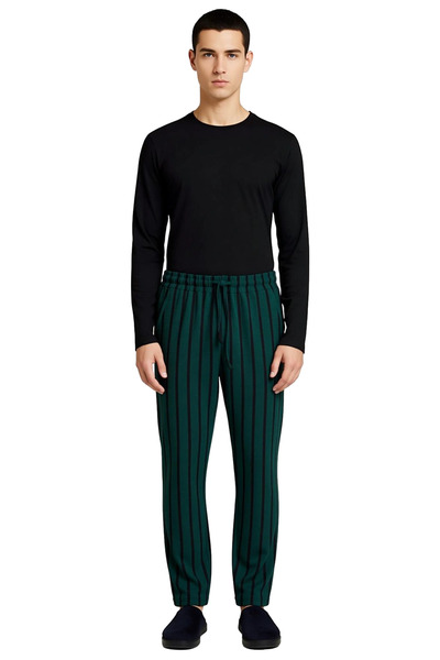 PayBuy Ανδρικό σετ πιτζάμες με ριγέ λαιμόκοψη, λειτουργικό, ανθεκτικό, ποιοτικό, άνετο, αισθητικό και κομψό