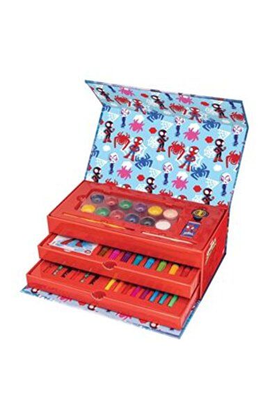 SHOPIENS Marvel Spidey Coloring Set in Cardboard Suitcase