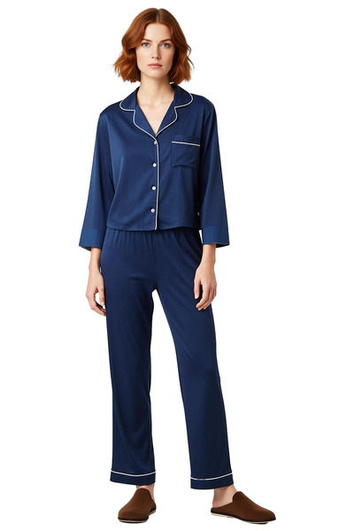 PayBuy Women's Viscose Shirt and Pants Pajama Set Functional Durable Quality Comfortable Sport