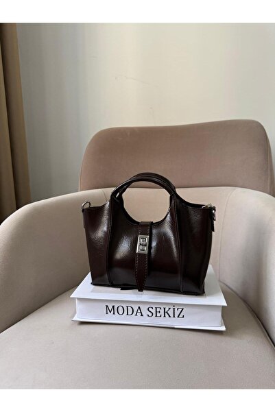Moda Sekiz Women's Patent Leather Mini Crossbody Shoulder Bag