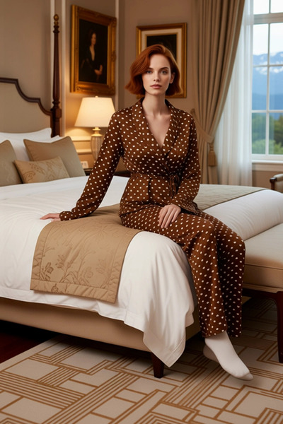 PayBuy Γυναικείο σετ πιτζάμες από βισκόζη με σχέδιο καρδιάς Λειτουργικό ανθεκτικό και ποιοτικό άνετο και κομψό