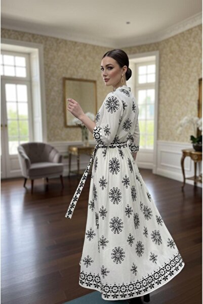 FASHIONAPPROACH Elegant linen dress