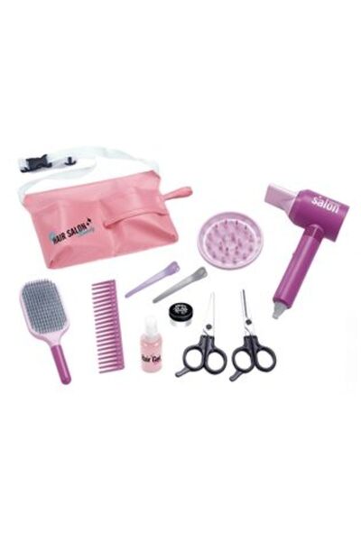 SHOPIENS Play Hair Salon & Hair Care Set with Accessories for Girls - 11 pieces