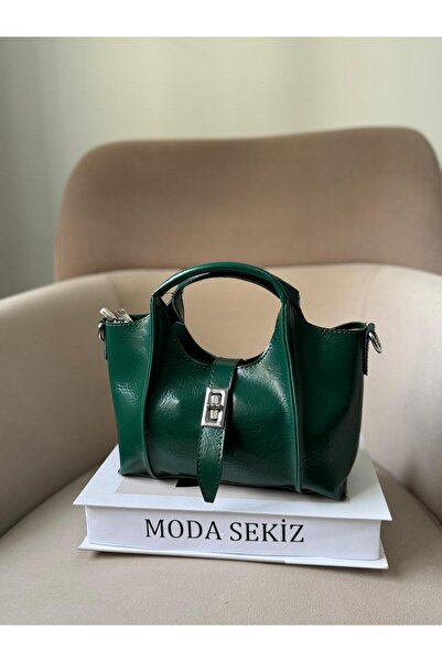 Moda Sekiz Women's Patent Leather Mini Crossbody Shoulder Bag