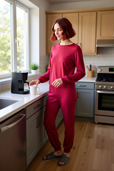 PayBuy Γυναικείο σετ πλεκτό βισκόζης, λειτουργικό, ανθεκτικό, ποιοτικό, άνετο, αισθητικό, κομψό