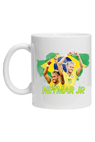 CRD PRINT Personalized mug with 'Neymar jr. - 2' print, White, Ceramic, 330 ml